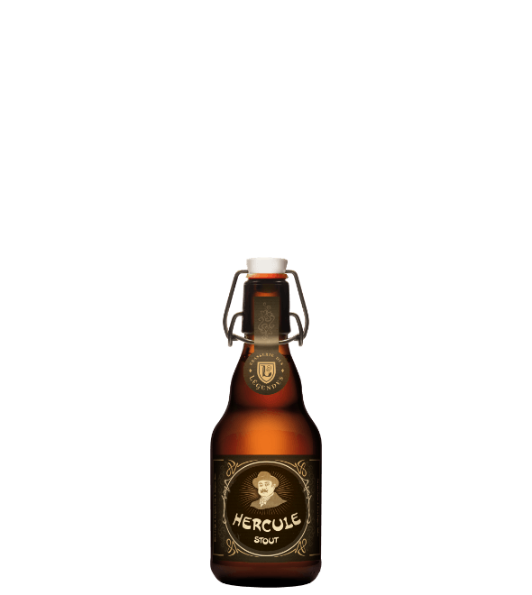 Fles 33 cl - Hercule - Stout - bruine bier - Brouwerij Quintine - belgische bier - Brouwerij Quintine - Ellezelles