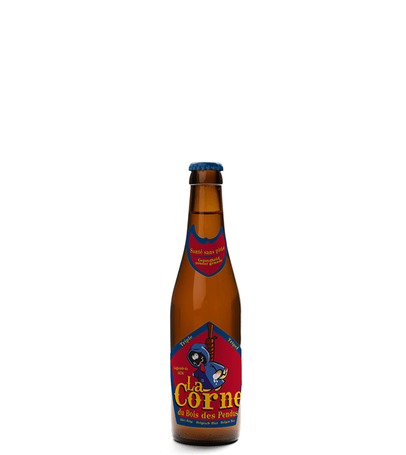 Bottle of 33 cl - Corne Triple - Brand " La Corne du Bois des Pendus "- Brasserie des Légendes. - Brewery of Legends - Belgian Beer