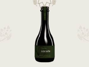 Image de bouteille 33 cl - Bière de Goliath Blonde - bière éphémère - ayant été barriquée dans des fûts qui ont contenu du Chardonnay