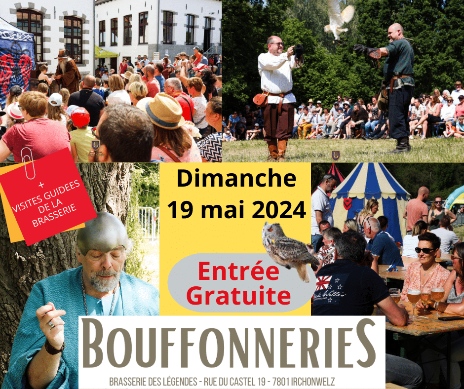 Bouffonneries 2024 - Brasserie des Légendes (à Irchonwelz) - à Ath - Dimanche 19 mai 2024